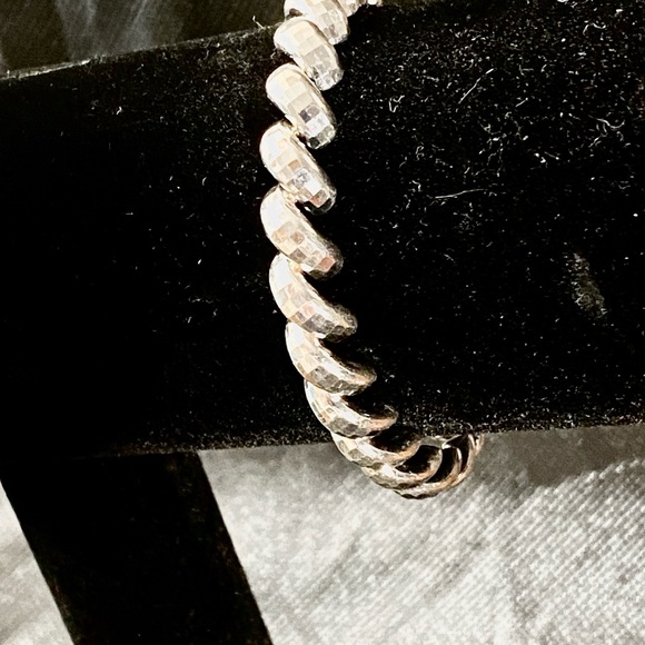 Vintage Milor Italy .925 Sterling San Marco Link Bracelet - Picture 3 of 8